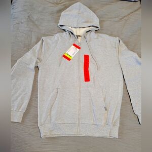 Eddie Bauer Men's Gray Zip-Up Hoodie